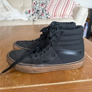 Vans Black High-Top gummy soles Sneakers